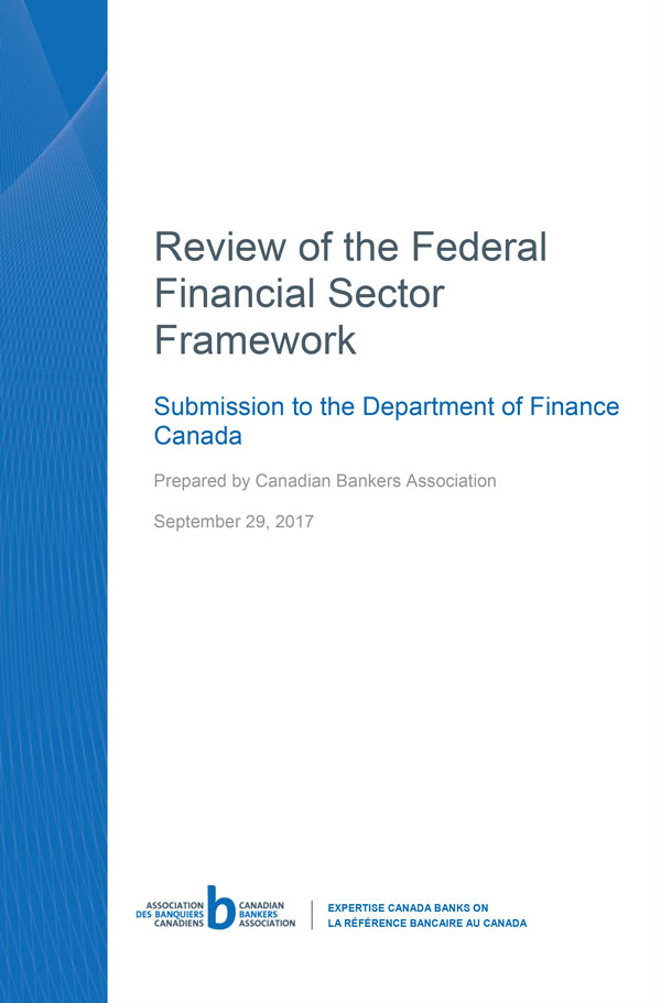 Read our submission on the Review of the Federal Financial Sector Framework