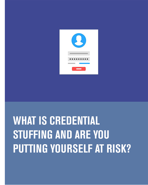 computer login screen with the article title text what is credential stuffing and are you at putting yourself at risk?