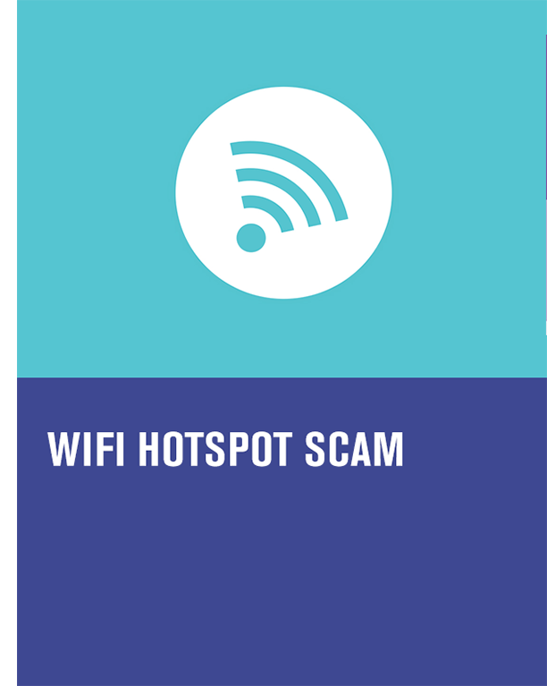 wifi symbol with the article title text wifi hotspot scam