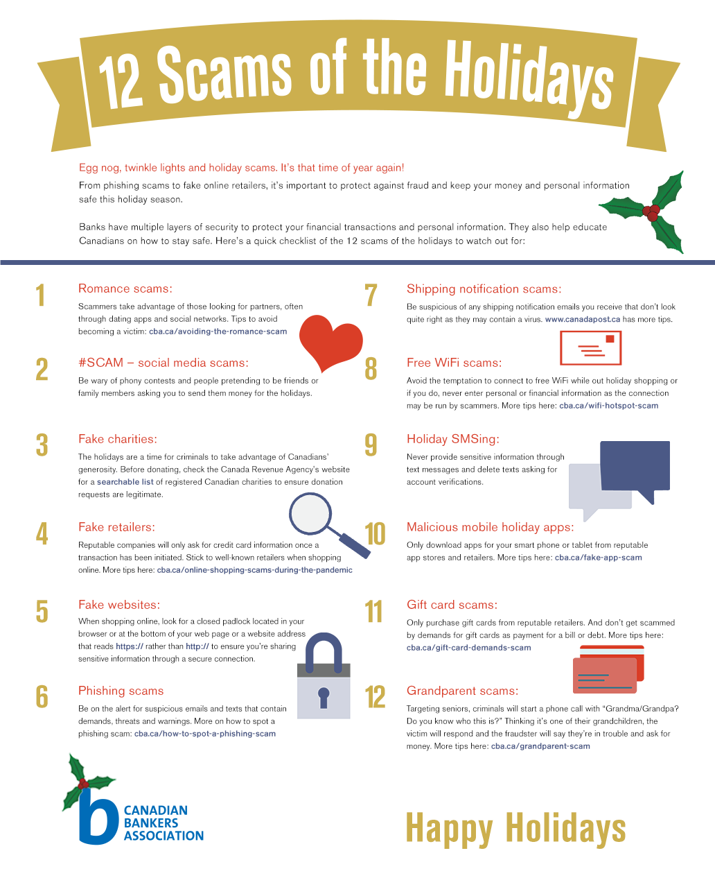 12 holiday scams