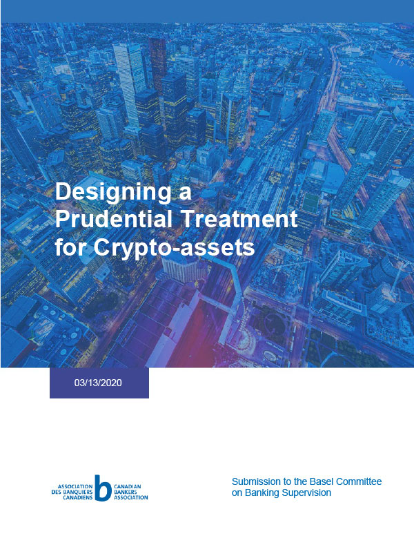 CBA Submission to the Basel Committee on Banking Supervision on designing a prudential treatment for crypto-assets” 
