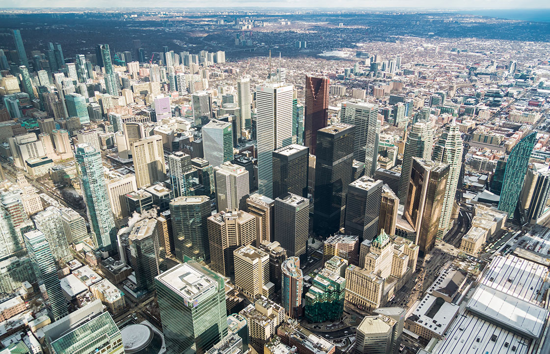 downtown Toronto skyline