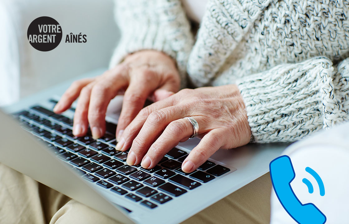 hands typing on a laptop