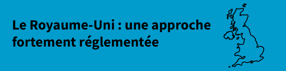 Le Royaume-Uni : une approche fortement réglementée