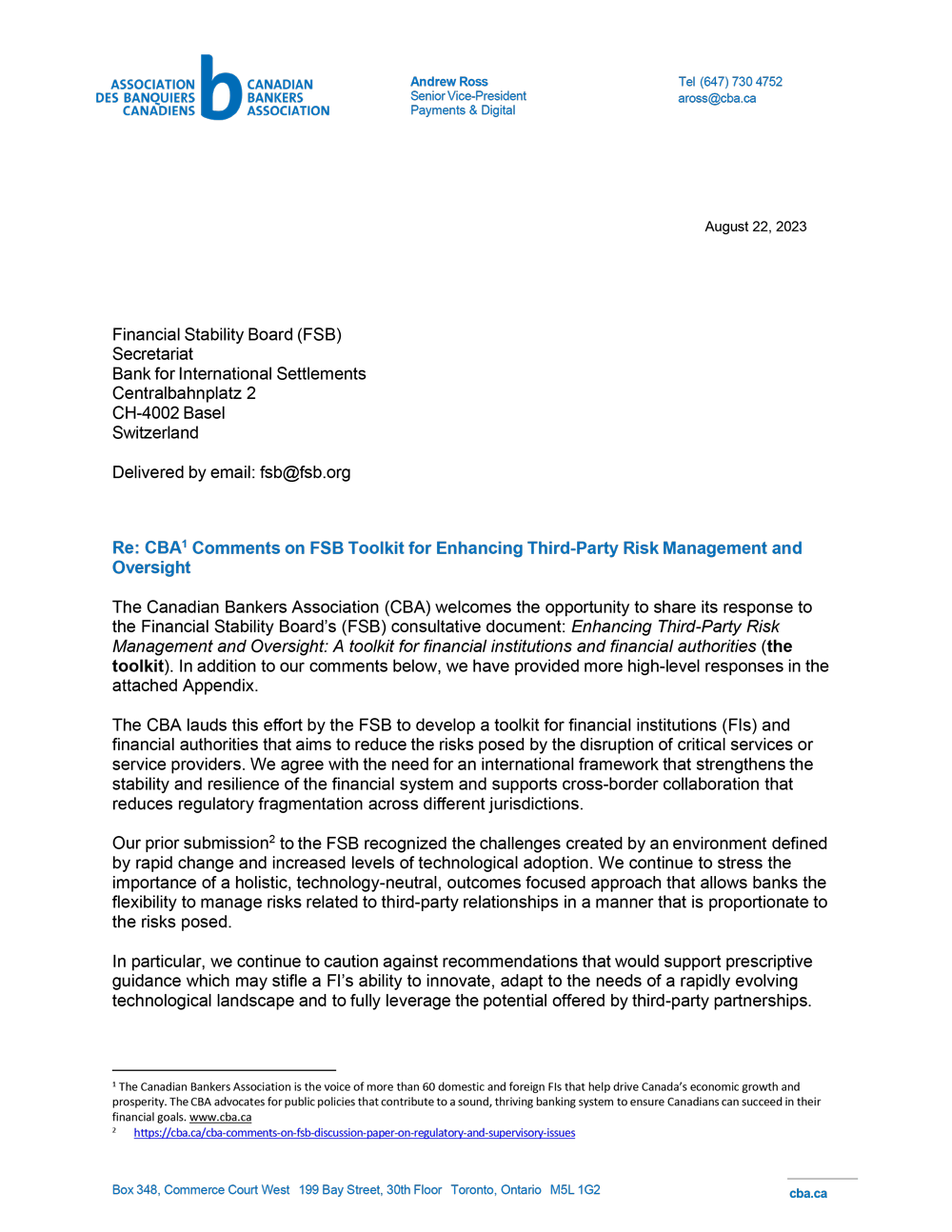 cover image of the letter